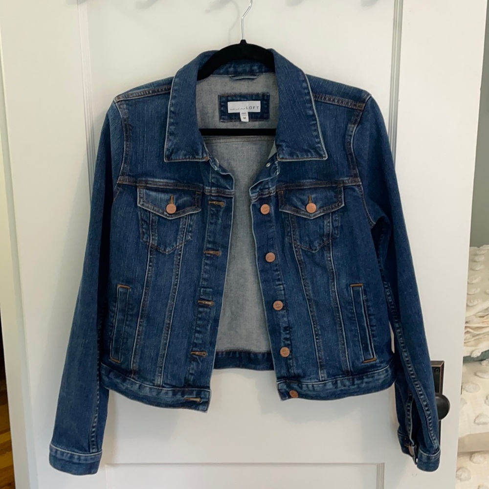 Classic Medium Denim LOFT Jacket Like New